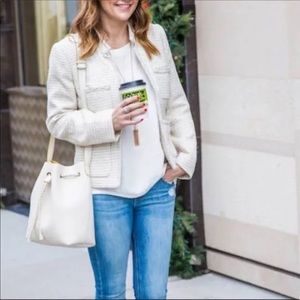 J Crew Jacket with metallic thread. Size 00. Make an offer today!